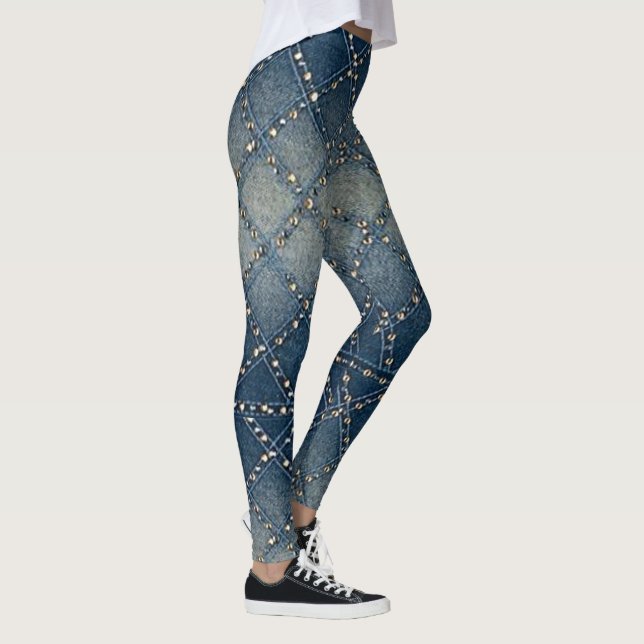 Leggings conçus par Denim (Droite)