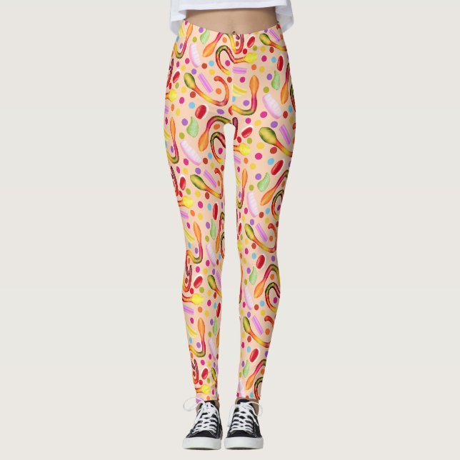 Leggings confiserie colorée (Devant)