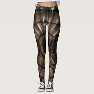 Leggings Constellations Zodiac mécanique Steampunk
