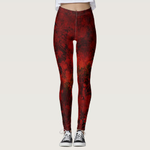 Leggings Cool, art moderne de motif floral/fleur