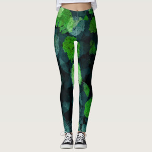Leggings Cool, art unique floral / fleuriste motif