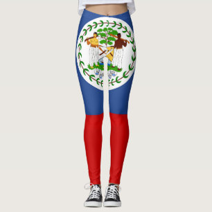 Leggings Cool Belize Flag