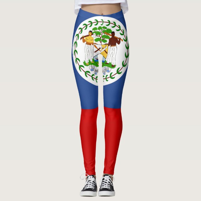 Leggings Cool Belize Flag (Devant)