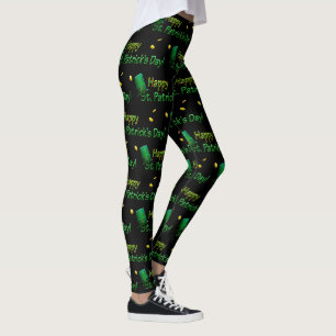 Leggings Cool Gold Green Casquettes heureux St. Patrick