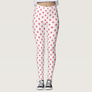 Leggings Cool moderne Stylish Pink Stars Équipe sportive Mo