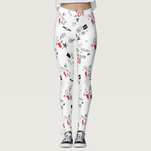 Leggings Cool Retro Punk Rock motif