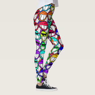 Leggings COOL SOURIRE FACES GROUPE I + votre idée