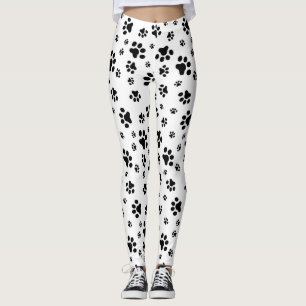 Leggings Copie de motif de pattes de chien