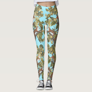 Leggings Copie de motif d'écureuil de poster de animal