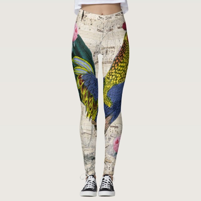 Leggings Coq chic minable (Devant)