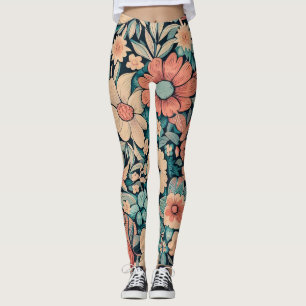 Leggings Coque Coussin de fleurs de Bohême