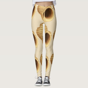 Leggings Coquillages beiges