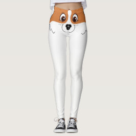 Leggings Corgi de sourire