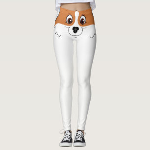 Leggings Corgi de sourire