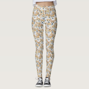 Leggings Corgi Dogs Yoga Running and Exercice