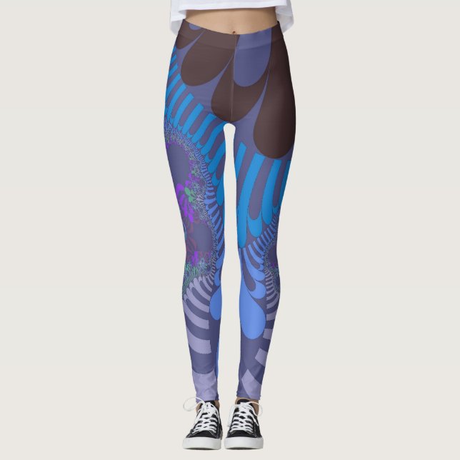 Leggings Cornouailles bleu (Devant)