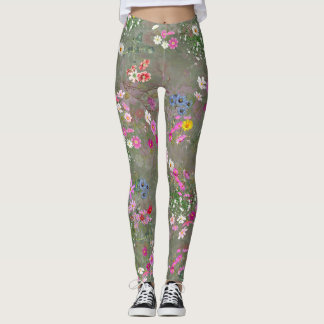 Leggings Cosmos Wilderness Wild Flowers