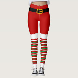 Leggings Costume du Père Noël