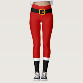 Leggings Costume du Père Noël