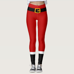 Leggings Costume du Père Noël