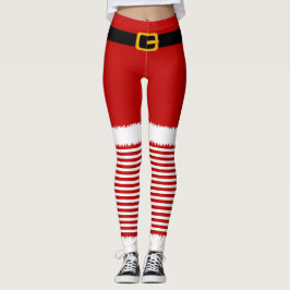Leggings Costume du Père Noël