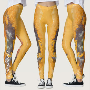 Leggings Coucher de soleil Abstrait 0612