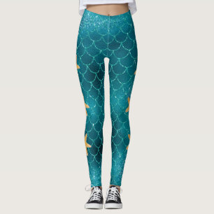 Leggings Couleur bleue