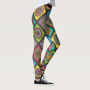 Leggings Couleur folle de Mandala