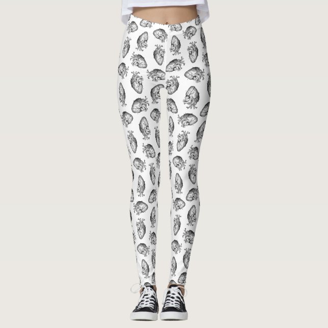 Leggings COULEUR PERSONNALISÉE DE L'ARRIÈRE - PLAN D'UN dia (Devant)