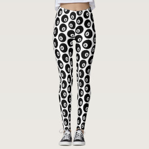 Leggings COULEUR PERSONNALISÉE DU Motif Billard de huit bal