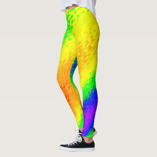 Leggings Couleurs arc-en-ciel étalées