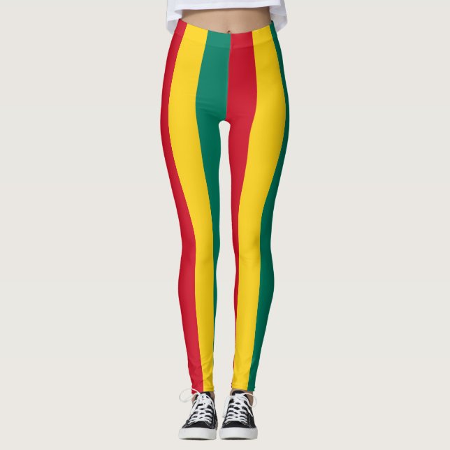 Leggings Couleurs du drapeau national de la Grenade (Devant)