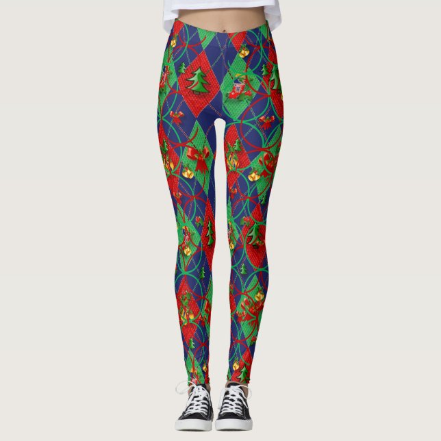 Leggings Couleurs tendance Abstrait saison de vacances (Devant)