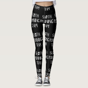 Leggings Coup de couteau dans l'équipe de coureurs amusants