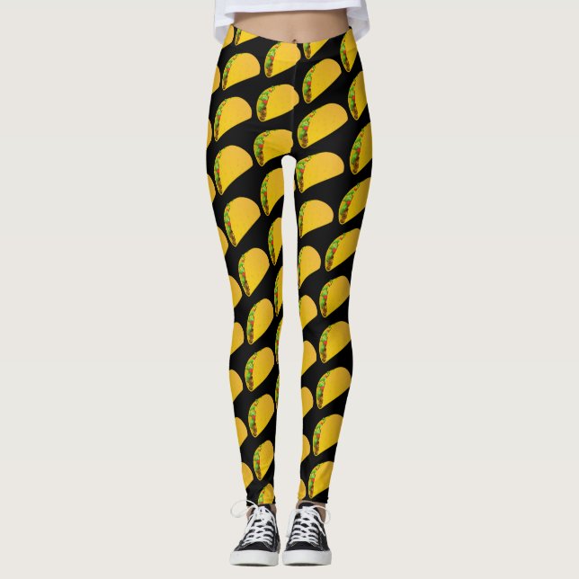 Leggings Courra pour des tacos (Devant)