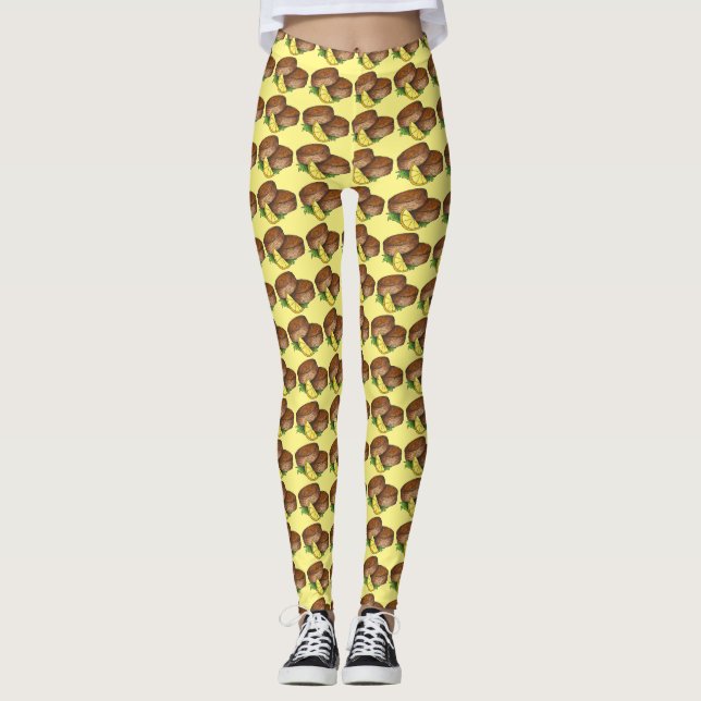 Leggings Crabe du Maryland Crabe Crabe Crabcake Fruits de m (Devant)
