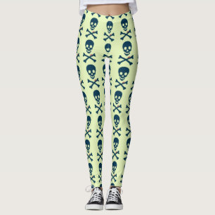 Leggings Crâne Denim