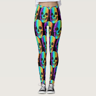 Leggings Crâne humain psychédélique Thunder_Cove