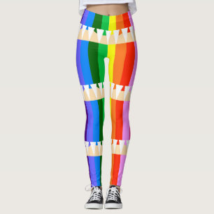 Leggings Crayons de couleur