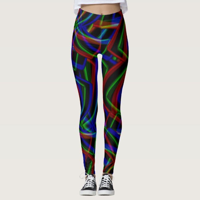 Leggings Crazy Lines (Vorderseite)