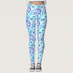 Leggings Créature de la fée mauve de sirène
