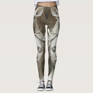 Leggings Créatures Porcelaine Gothiques Effrayantes Magnifi
