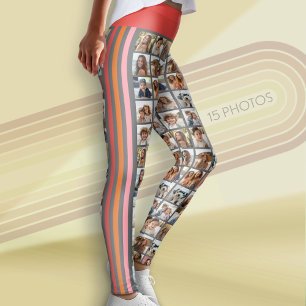 Leggings Créer un collage photo personnalisé avec 15 photos