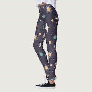 Leggings Créez Vos Propres Baguettes Magiques Pailletées Po