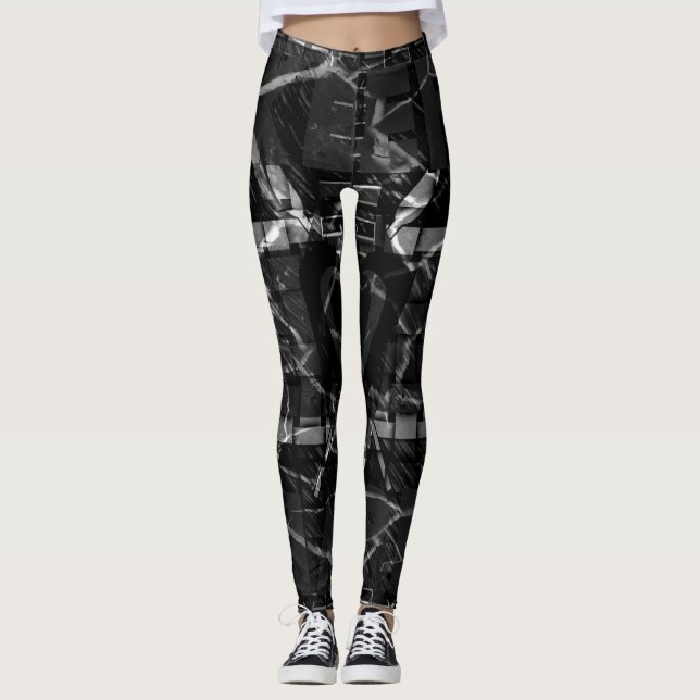 Leggings Créez vos propres idées de belles femmes de fête (Devant)