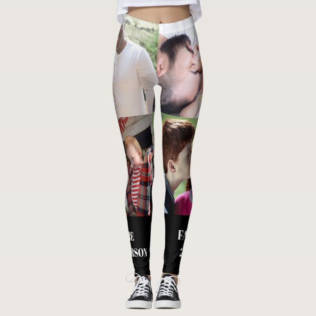 Leggings Créez votre propre collection de photos 4 photos (Devant)