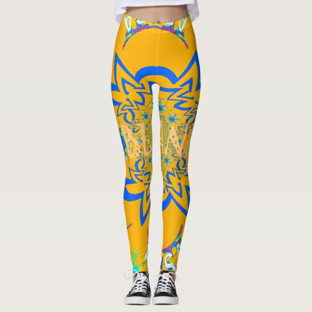 Leggings Créez votre propre Motif de danse Urban Street (Devant)