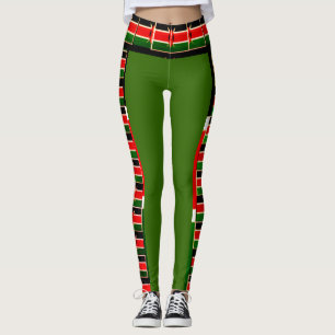 Leggings Créez votre propre Patriot Kenya National Flag Col
