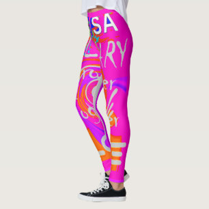 Leggings Créez votre propre salon de fin de semaine USA Bab