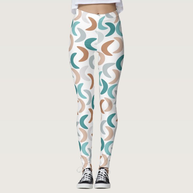 Leggings Crescents de plage (Devant)